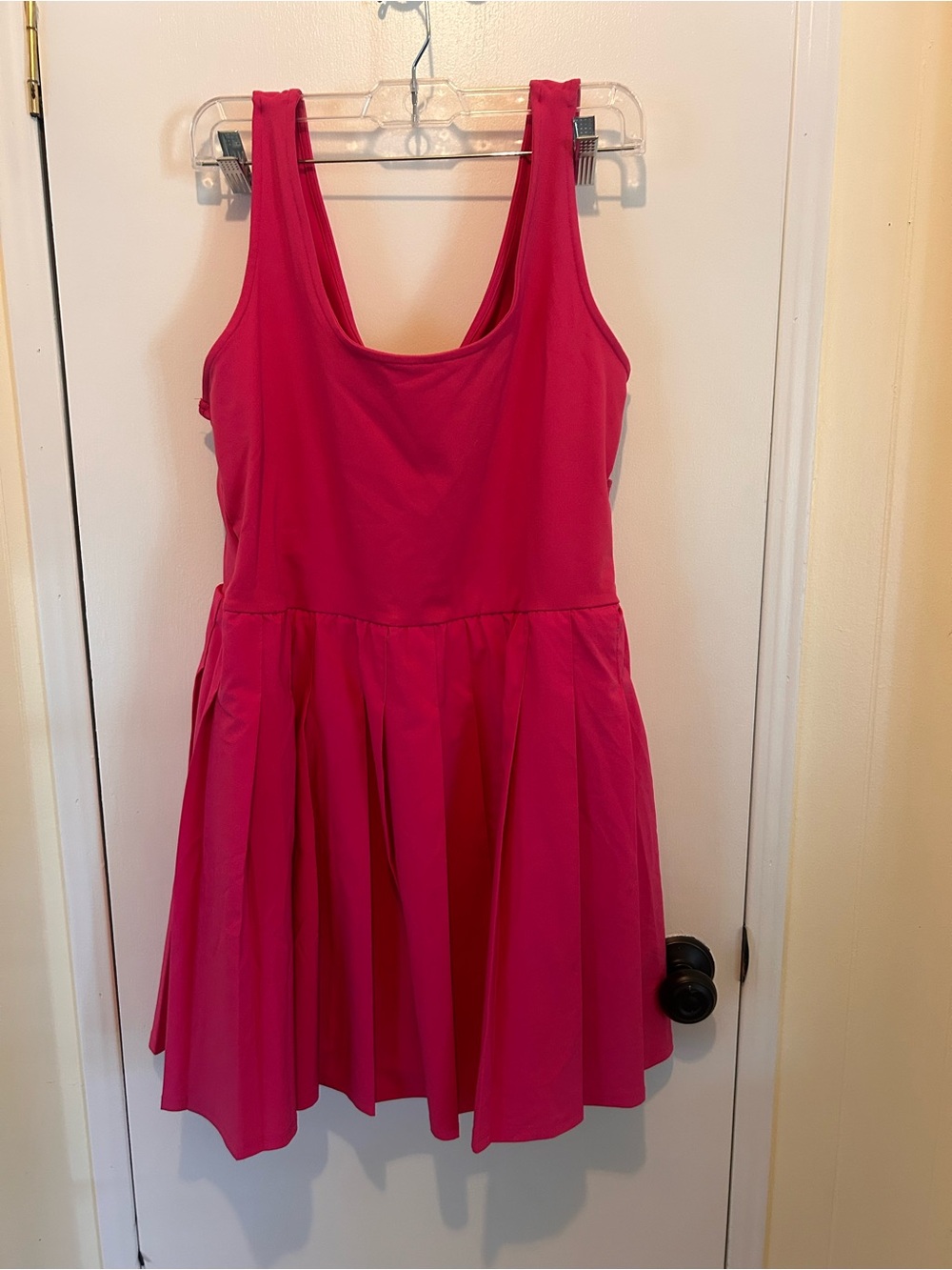 torrid Hot Pink Sleeveless Fit & Flare Mini Dress